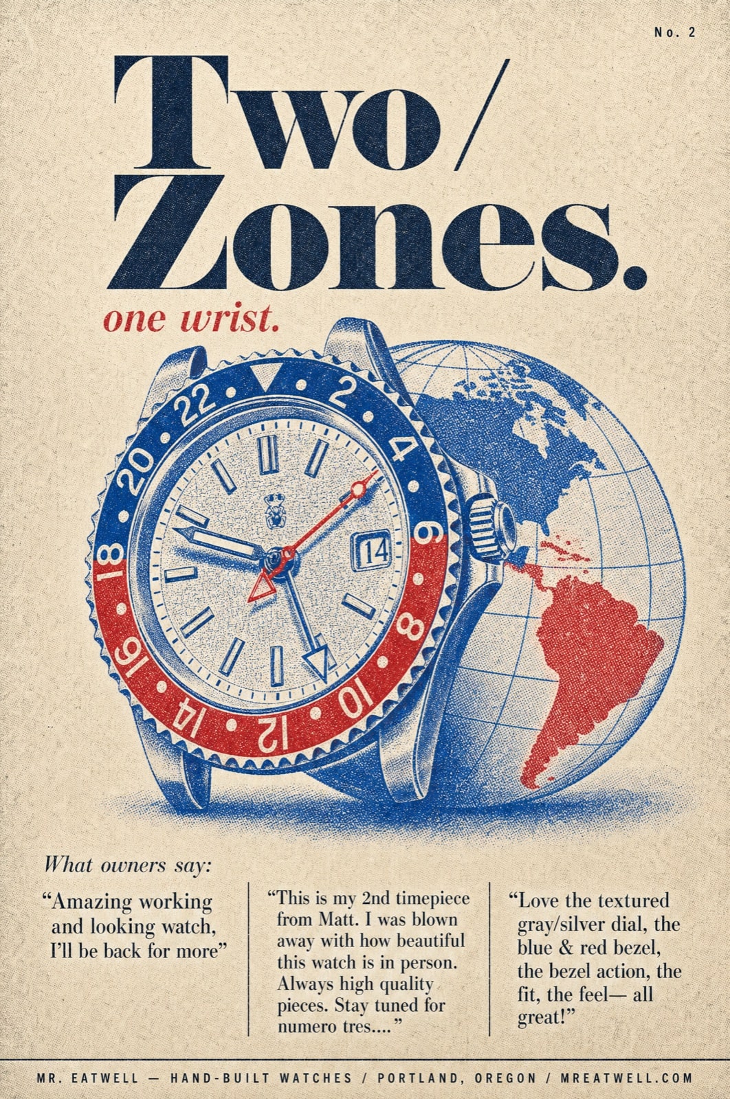 GMT Challenger — Two Zones.