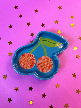 Disco Cherry Ceramic Ash Tray