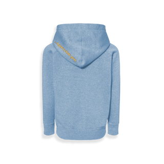 Miss E Arnie P Toddler Hoodie in "Why's the Sky Blue?"