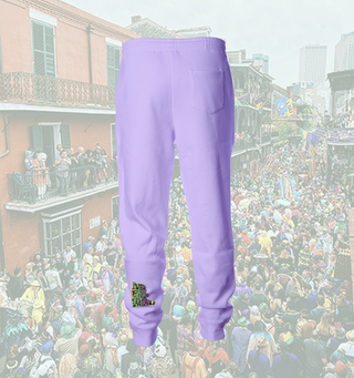Solid-Color Mardi Gras Sweatpants