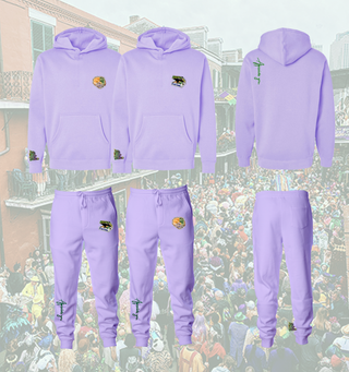 Pantalones deportivos Mardi Gras de color liso