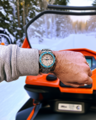 "SnowMobiler" Automatic Watch