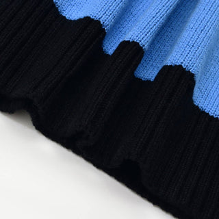 "Blu" [Intarsia Knit]