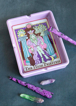 HIGH PRIESTESS TAROT CARD ASHTRAY