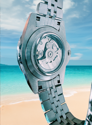 Half-Shell Continual in "High Tide" Automatic Watch - 36 or 40mm