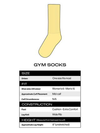 I ❤️ Cheese Gym Crew Socks