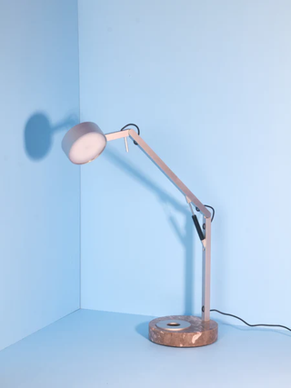 HOUSEPLANT STRUT LAMP + ASHTRAY (BLK OR SILVER)