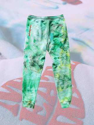 Pantalón Fredible en teñido anudado hielo "Weed Colors"