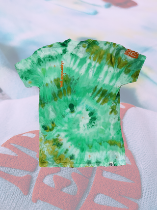 Camiseta Fredible en teñido anudado hielo "Weed Colors"