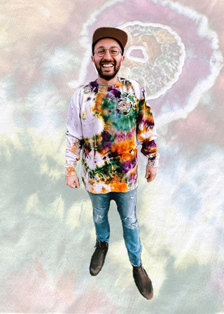 King Cake Crew in "PsychedeliCarnival" Ice Tie Dye - MR EATWELL