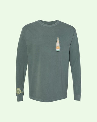 Take Care LS Tee in "If Spa Water Was a Color" Green - MR EATWELL