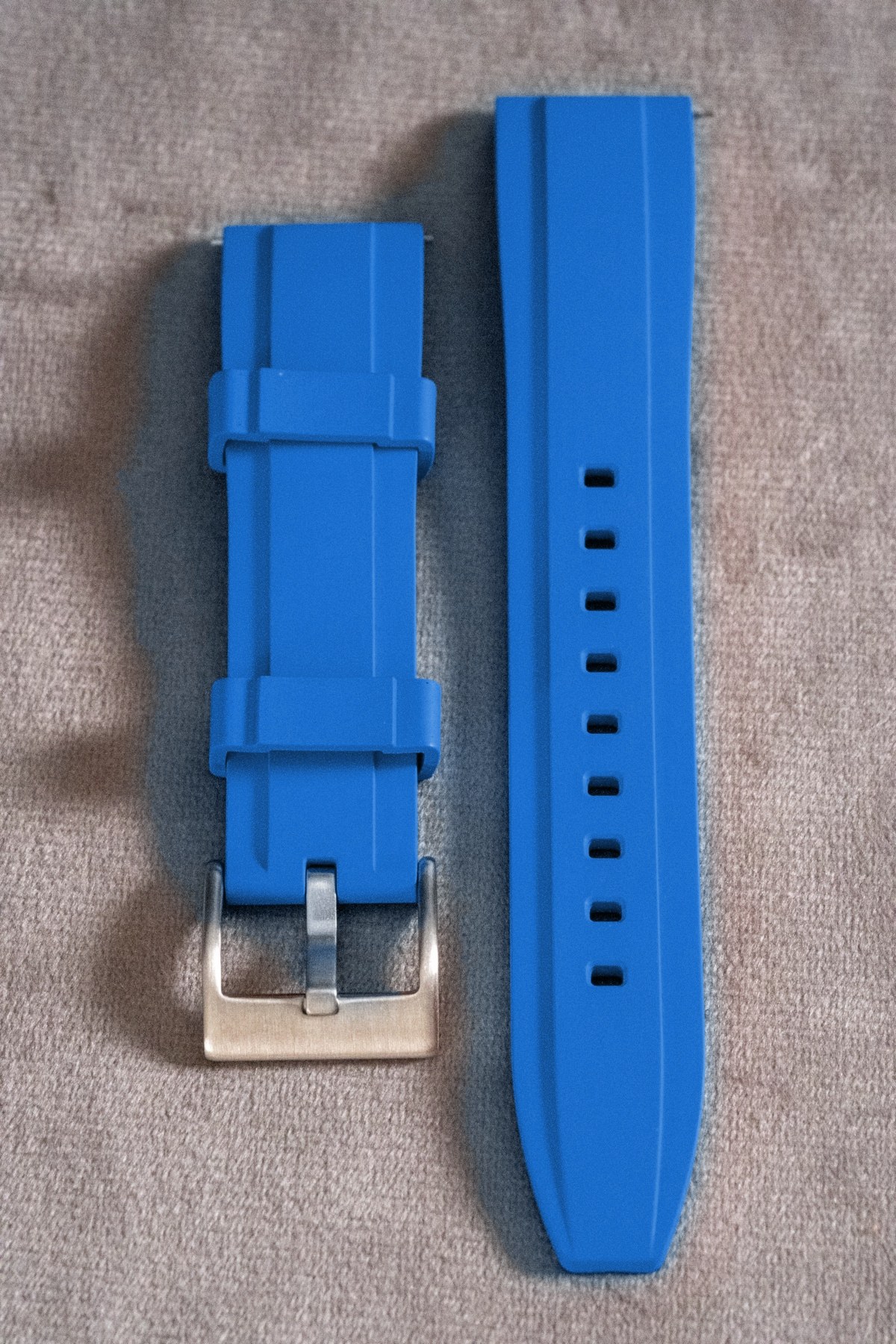 Blue FKM Rubber Strap