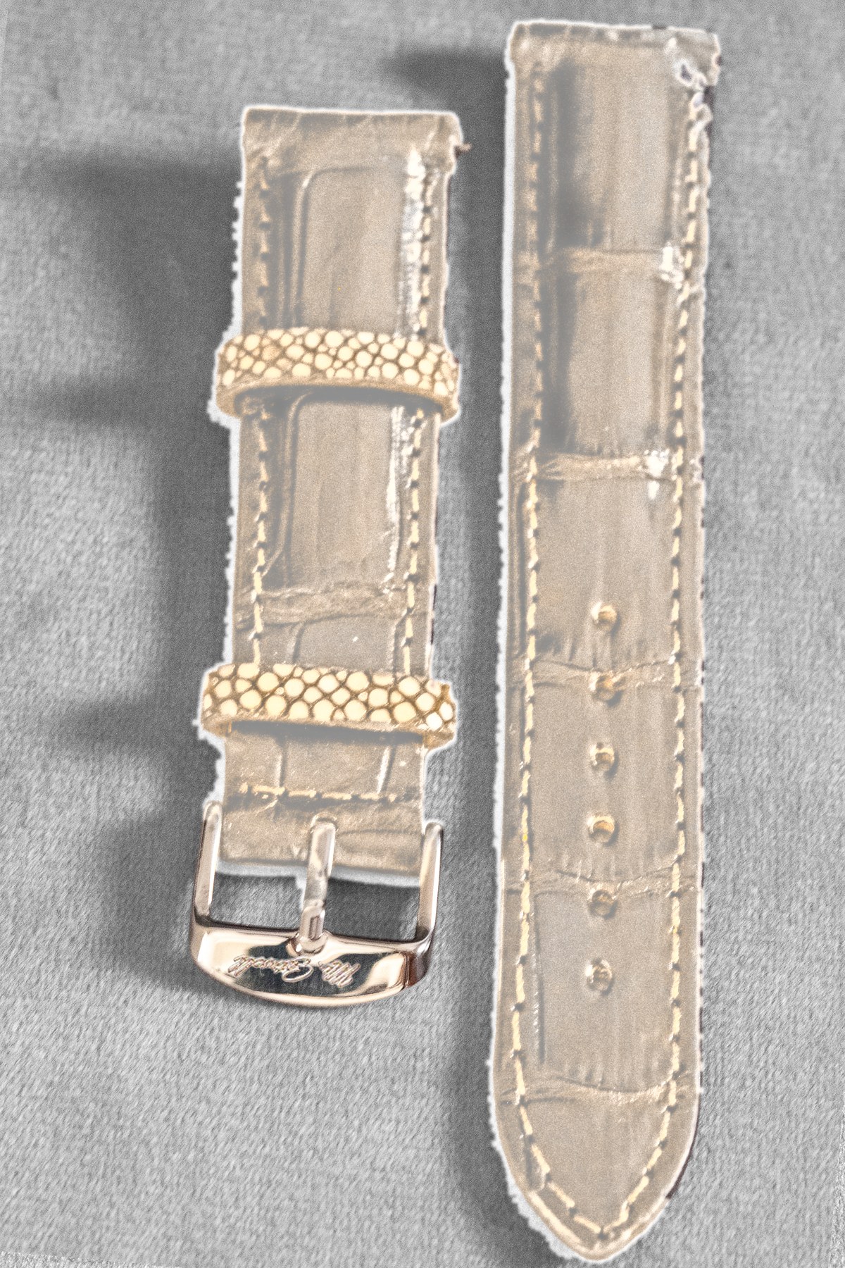 Himalayan Gator Leather watch strap